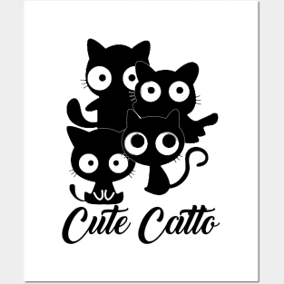 Cute catto Posters and Art